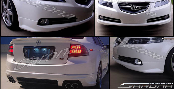 Custom Acura TL  Sedan Body Kit (2007 - 2008) - $890.00 (Part #AC-026-KT)